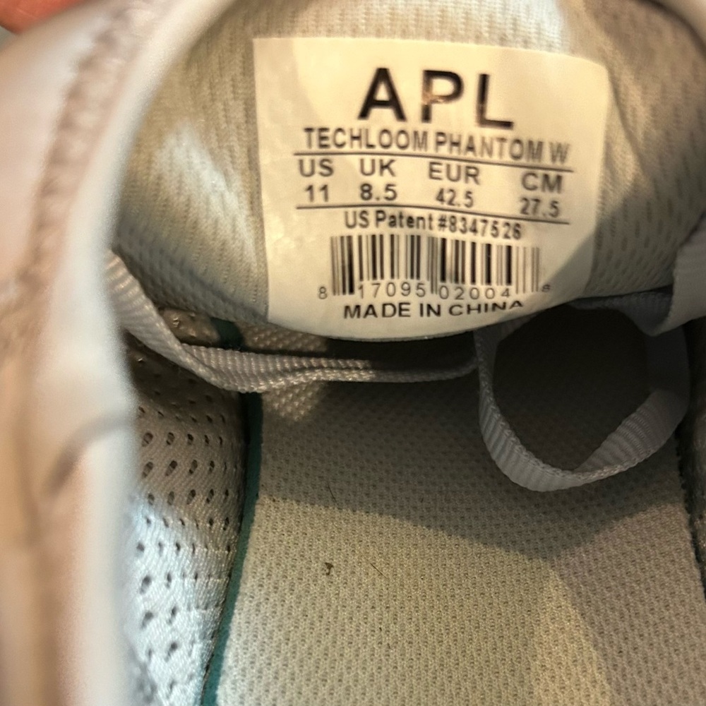 APL Sneaker Women's TechLoom Phantom Gray Sz 11 - Picture 5 of 10